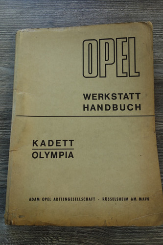 Altes werkstatthandbuch opel - werkstatthandbuch,
