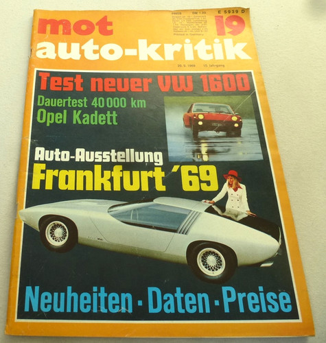 Mot opel kadett - 19/69,